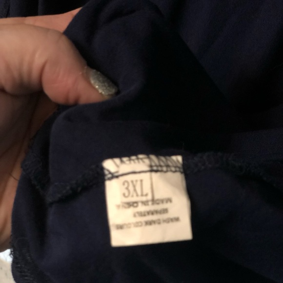 Navy Blue Soft Cardigan with Pockets – Size 3X - Picture 3 of 4